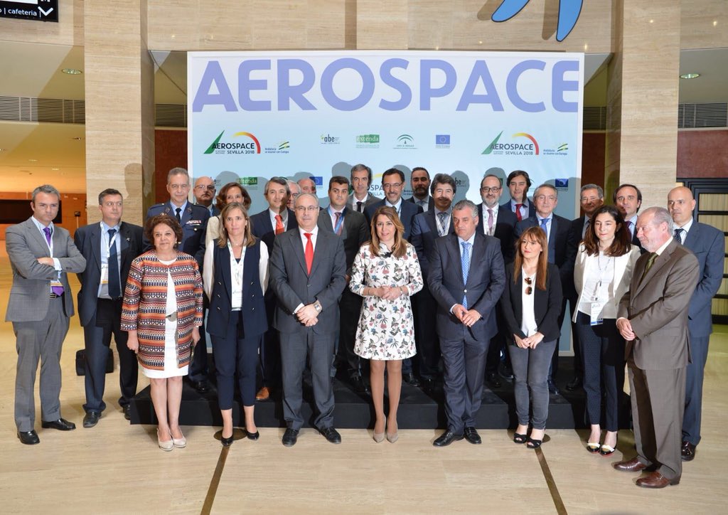 susanadiaz's tweet photo. Hoy comienza el IV Aerospace &amp; Defense Meetings #Sevilla, el mayor evento de negocios del sector #aeroespacial que se celebra en #España. El #ADMSevilla pone en valor la importancia que el sector aeronáutico tiene en #Andalucía, siendo toda una referencia en Europa. https://t.co/667PKpP8t0