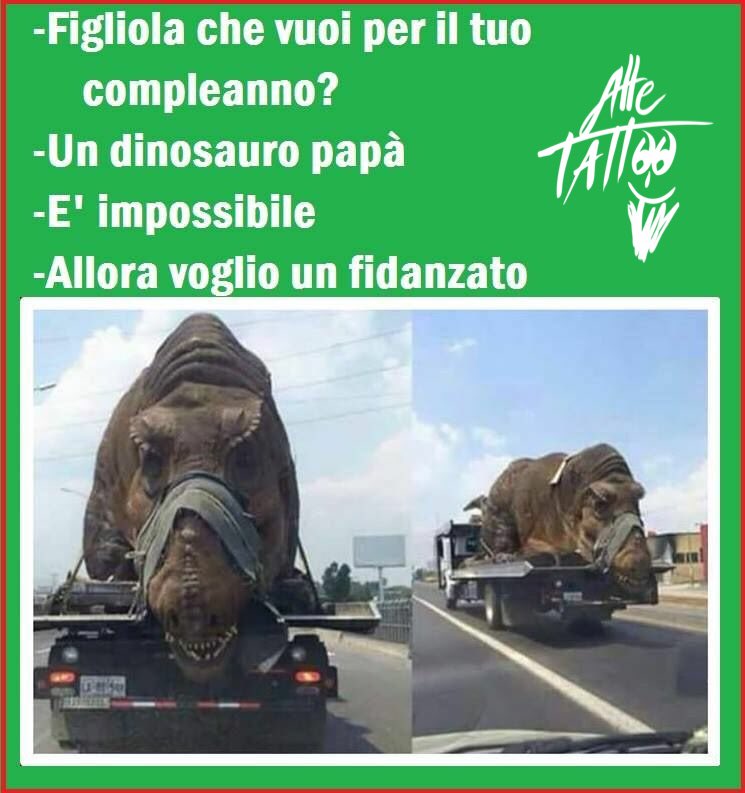 AlleTattoo's tweet photo. Cosa ne pensate?
#alletattoo #tattoo #tatuaggio #dynosaur #dinosauro #fidanzato #boyfriend #ink #limidi #soliera #modena #carpi #bologna #italia #mustcrew #turaniumproteam #tattooitalia #esemitatuassi #inkedgloves #color #youtube #battuta #crazy #joke #barzelletta #humor https://t.co/FVZtaXqRaE