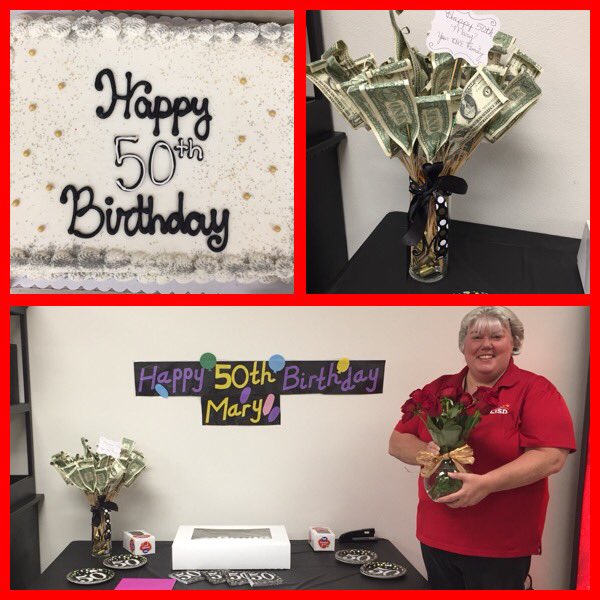 wilsonna51's tweet photo. HVE CELEBRATES OUR CAFE MANAGER MARY’S 50th Birthday https://t.co/2xV2gMKn4j