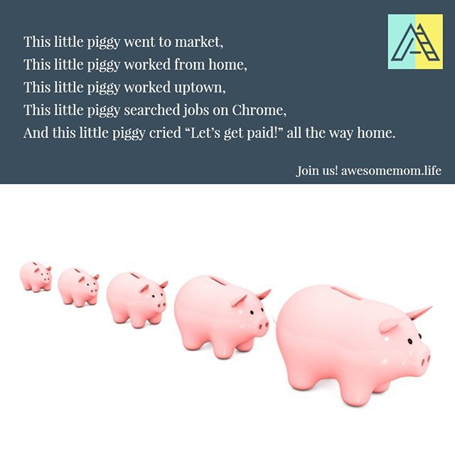 #awesome #mom #fillthatpiggybank #getpaid #startup #jobhunt #gomom #momboss #mompreneur #sahm #momlife #pin #instamom #lifecoaching #lifehacks #metoo #careerequity.#awesome #mom #instatweet