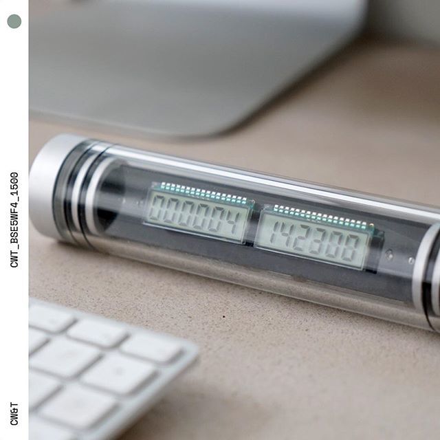 cwandt's tweet photo. We've kicked off our newest project! 50% funded so far! 🙌 
Time Since Launch is a single-use, long-scale launch clock, over-engineered to outlive you.  Mark time since getting married, having a baby, or an ordinary Tuesday morning and elevate an othe… https://t.co/6b7fsD9JKI https://t.co/r7RHVgueIP