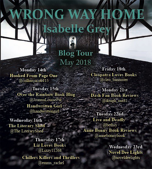 TheLiteraryShed's tweet photo. Delighted that @TheLiteraryShed is tomorrow's pit stop on the blog tour for @IsabelleGrey's excellent #WrongWayHome. Join us in #TheLiteraryLounge. @annecater @QuercusBooks #SouthendonSea #readingonlocation https://t.co/l6mMNxBf2V