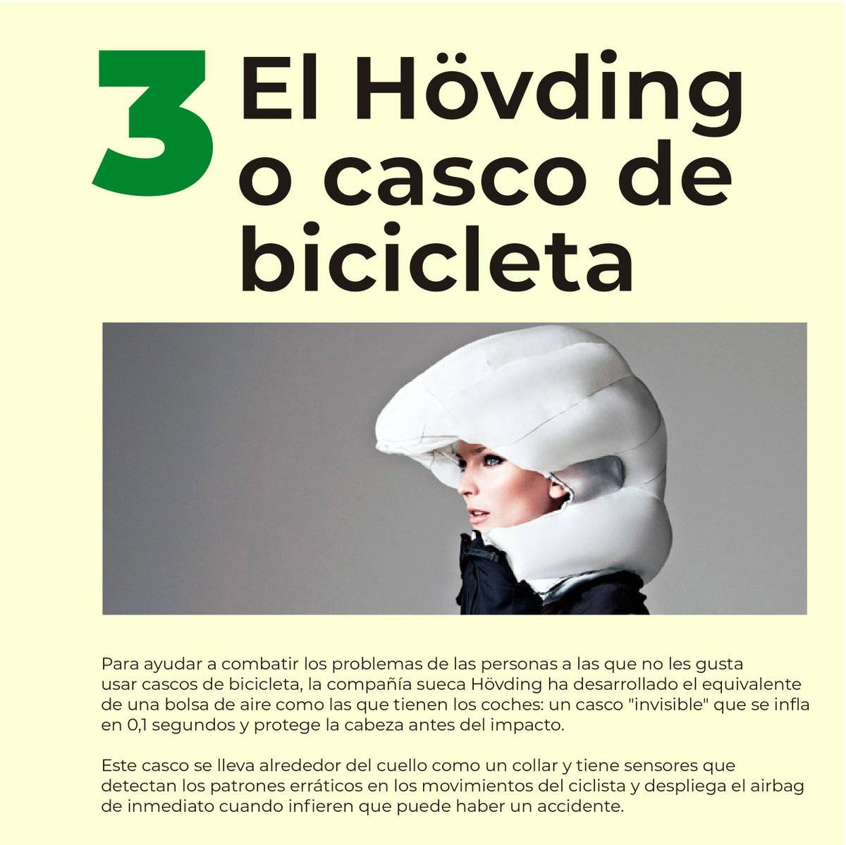 Un gran invento ¿lo conocías? 
Igual que el Hovding nuestros sistemas modulares brindan confort y seguridad al implementarlos. Conoce más sobre nuestros servicios en msystemcolombia.com