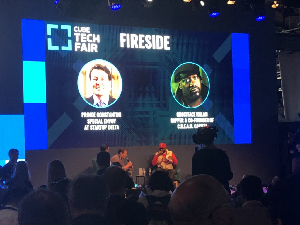 I spoke about <a href="/eu_lighthouse/">Startup Lighthouse</a> &amp; <a href="/StartUpEU/">Startup Europe & Innovation Radar</a> @ #CubeTechFair by @CUBEConnects, oh yeah this guy <a href="/GhostfaceKillah/">Ghostface Killah</a> of the mighty <a href="/WuTangClan/">Wu Tang Clan</a> &amp; the German Minister of Health <a href="/jensspahn/">Jens Spahn</a> were there too..