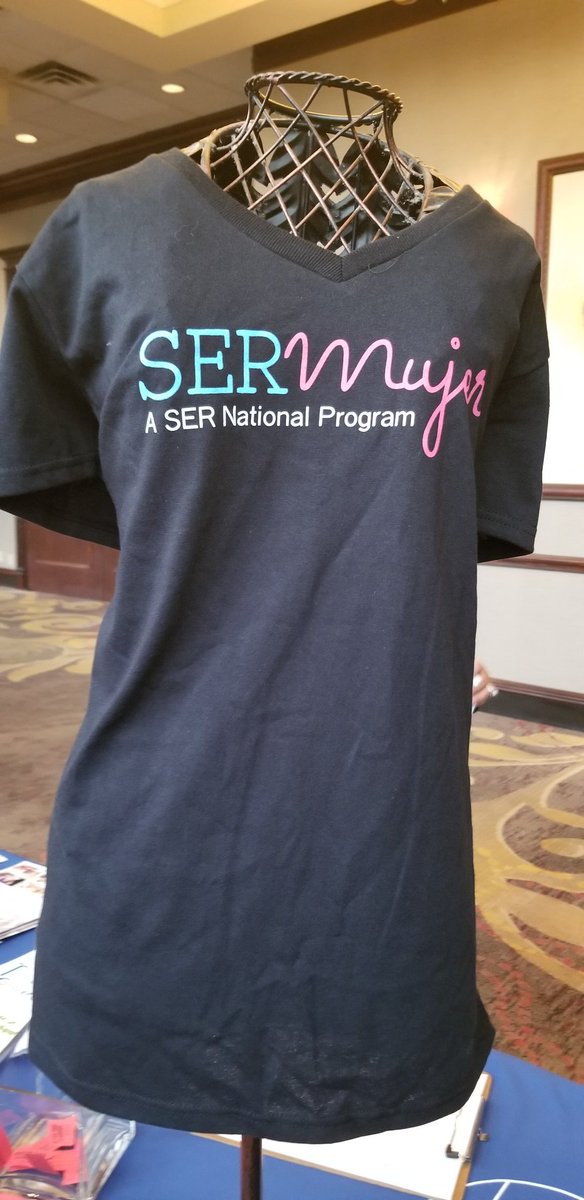 sernational's tweet photo. Grab your #SERMujer t-shirt at the exhibit hall located on the second floor! #SERNational https://t.co/7Dv2Wi2J3w