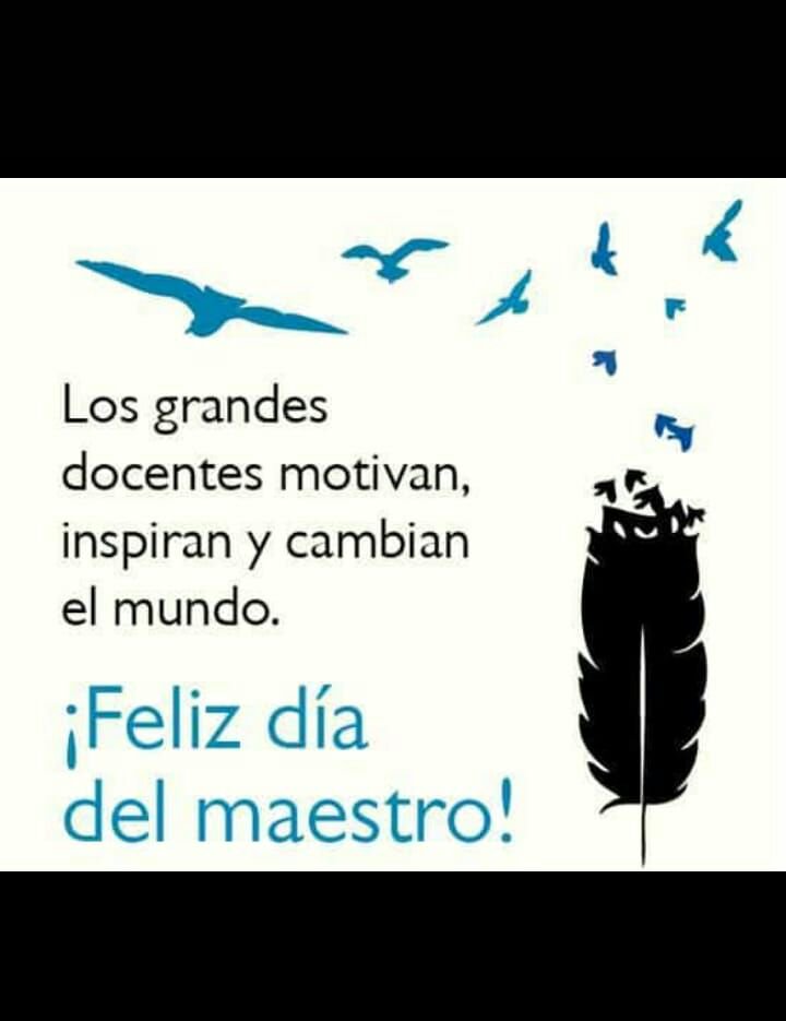 SEMLORICA1's tweet photo. La educación es un viaje que no termina nunca y sólo los maestr@s pueden subsistir en la memoria, en el recuerdo y en el corazón de los seres que hacen parte de esa travesía. Con afecto y admiración les extendemos un fraternal abrazo a todos nuestros educadores, en su día. https://t.co/6CgZnnUvN1