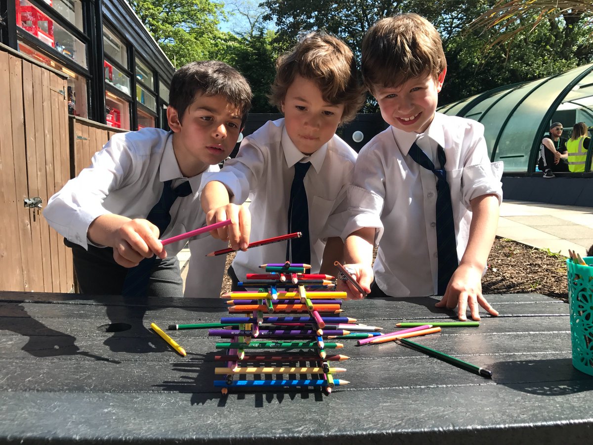 StAnthonysMath's tweet photo. A mathematical pencil pyramid from our industrious Year 4's! #mathschat #pyramids #stanthonysmaths https://t.co/WmpZrcRKAy