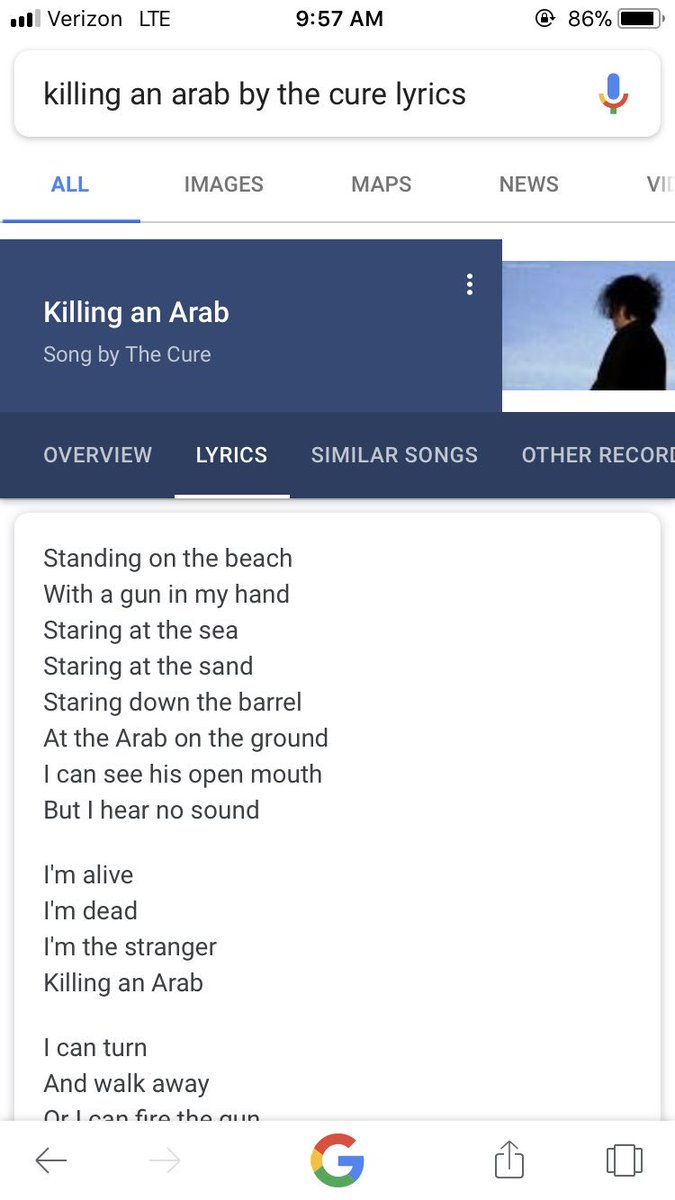 TheShokster's tweet photo. This famous song was inspired by Camus’s novel #Laylit18 https://t.co/3Xw93GdSoG