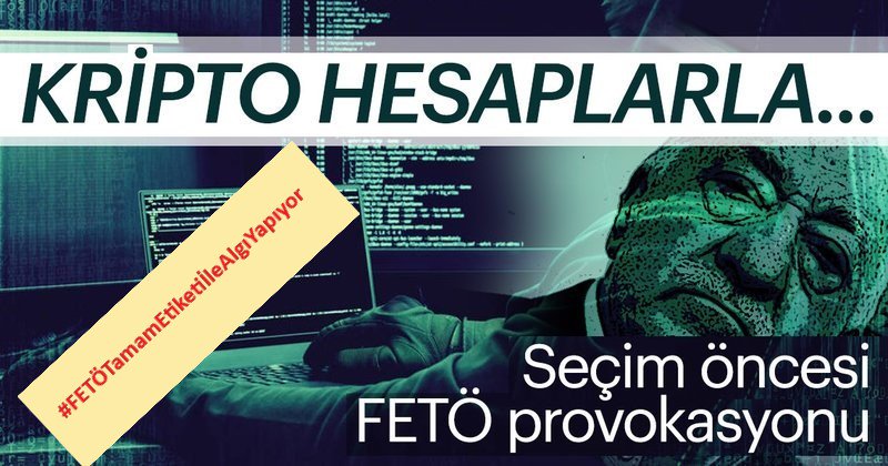 yurdakul_akar's tweet photo. FETÖ çeşitli etiket çalışmalarıyla toplum mühendisliğiyle algı operasyonu yapmak için yeniden harekete geçtiği kaydedildi.
FETÖ üyelerinin kripto ve bot hesapları kullanarak, "Trend Topic TT" yapmaya çalışıyorlar.
  
#FETÖTamamEtiketiİleAlgıYapıyor https://t.co/Ya8s8IYGoQ