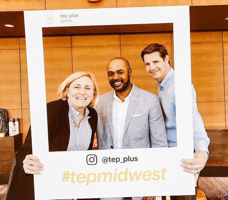 Great time with <a href="/JennSTaylor/">Jenn Taylor</a> and team @Sprint4Midwest Kick-Off Meeting! @TEPPlus #TEPMidwest @ZE_TEP @JRasdall_TEP