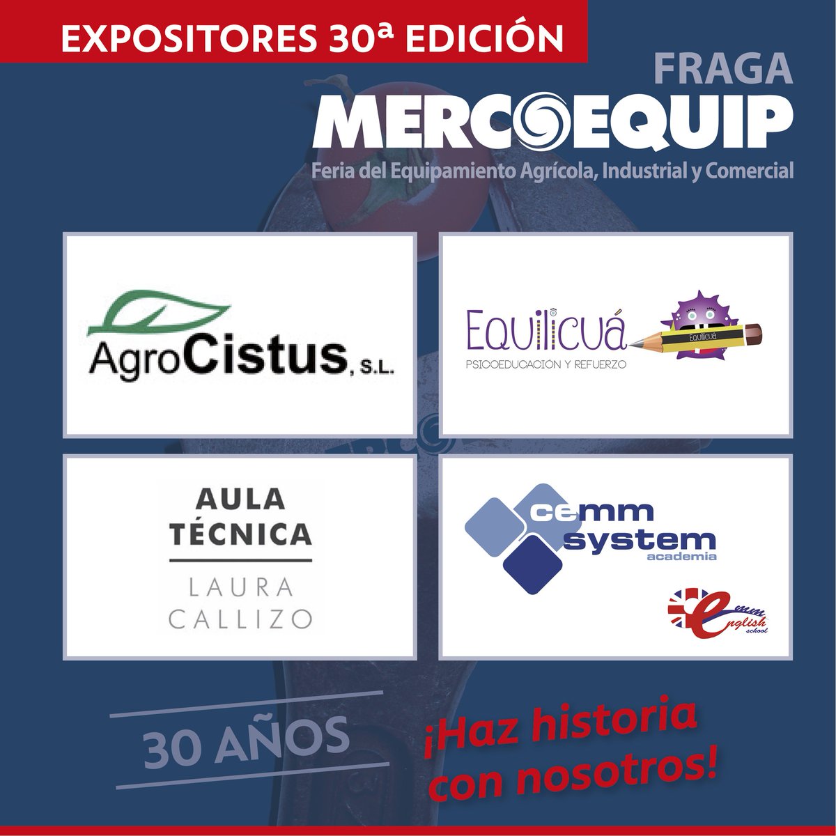 FragaAyto's tweet photo. ¡Esta semana iremos desvelando cuáles son las empresas que podrás ver este fin de semana en #Mercoequip2018! ¡Ahí van más! #MercoequipFraga https://t.co/ZhIxWd0L0i
