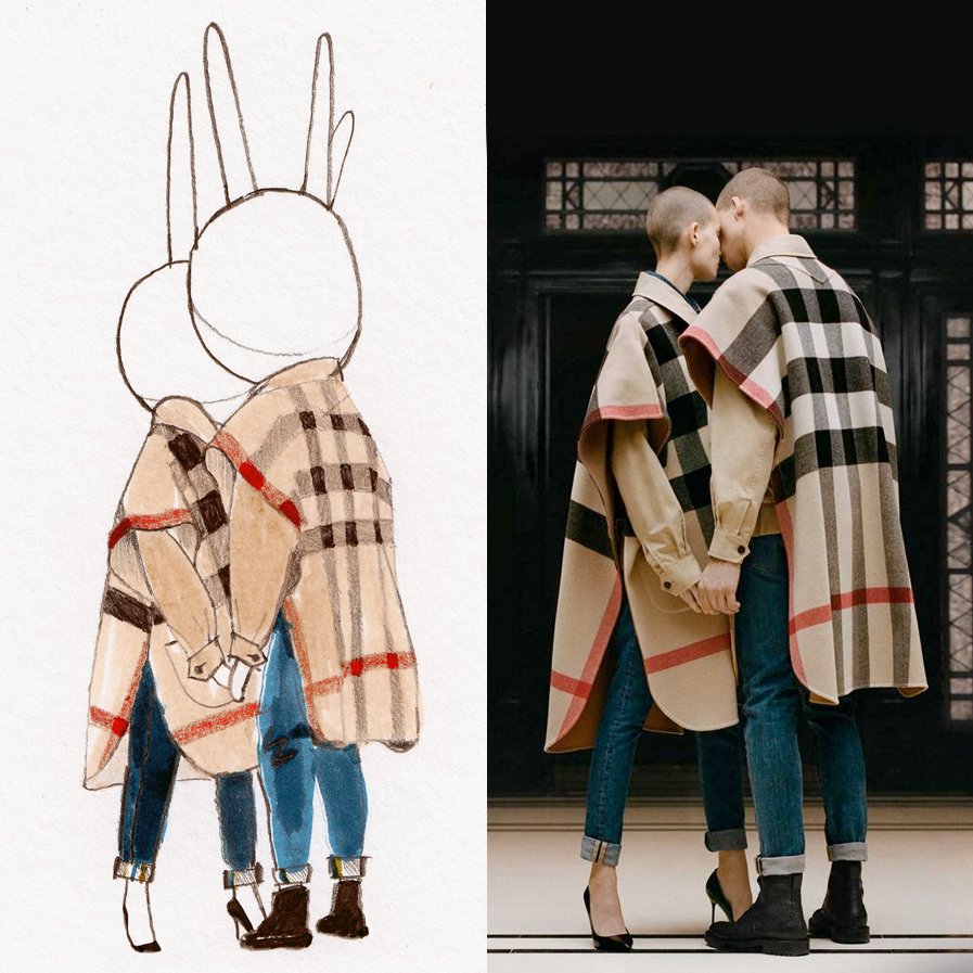 Today I'm wearing Burberry Resort 2019! (Well technically myself and Sonny Hare!)