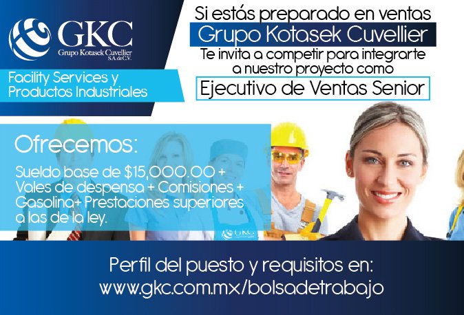 GKC_oficial's tweet photo. Únete al mejor equipo , ¿qué esperas para mandar tu CV?
#GKC #Facility #Services #Jobs https://t.co/GOXYpuQlvR