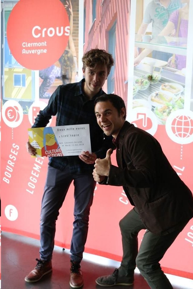 LieUtopie's tweet photo. Ce matin, le #CROUS Clermont Auvergne mettait à l'honneur @LieUtopie et @festhippocampus respectivement 1er prix national ActionS et 3e prix national Culture ! Une reconnaissance pour la dynamique étudiante clermontoise ! @UCAuvergne @JAuslender @olivierbianchi1 https://t.co/bxTvZVKhnZ