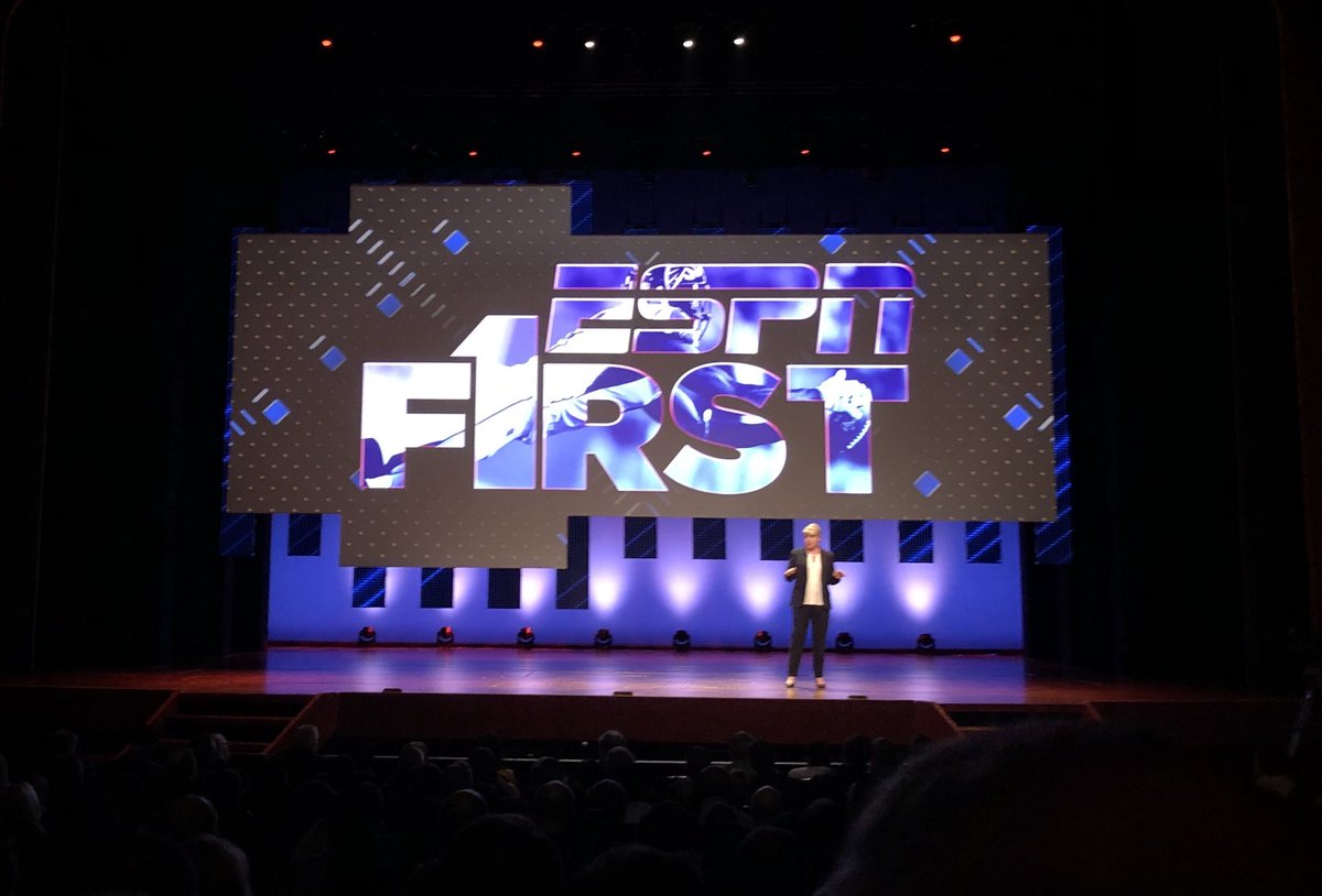 MAGNAGLOBAL's tweet photo. Some inspirational, exciting, and...unexpected moments at the #espnf1rst upfront this year https://t.co/afSzE1PgBx