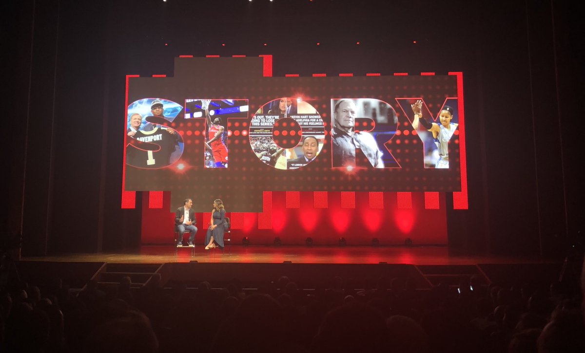 MAGNAGLOBAL's tweet photo. Some inspirational, exciting, and...unexpected moments at the #espnf1rst upfront this year https://t.co/afSzE1PgBx