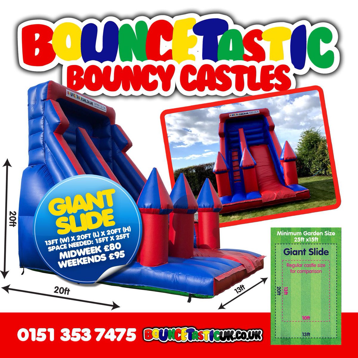 BouncetasticLPL's tweet photo. Our Slide has become available for this Saturday £95 https://t.co/PfjBYGKjek