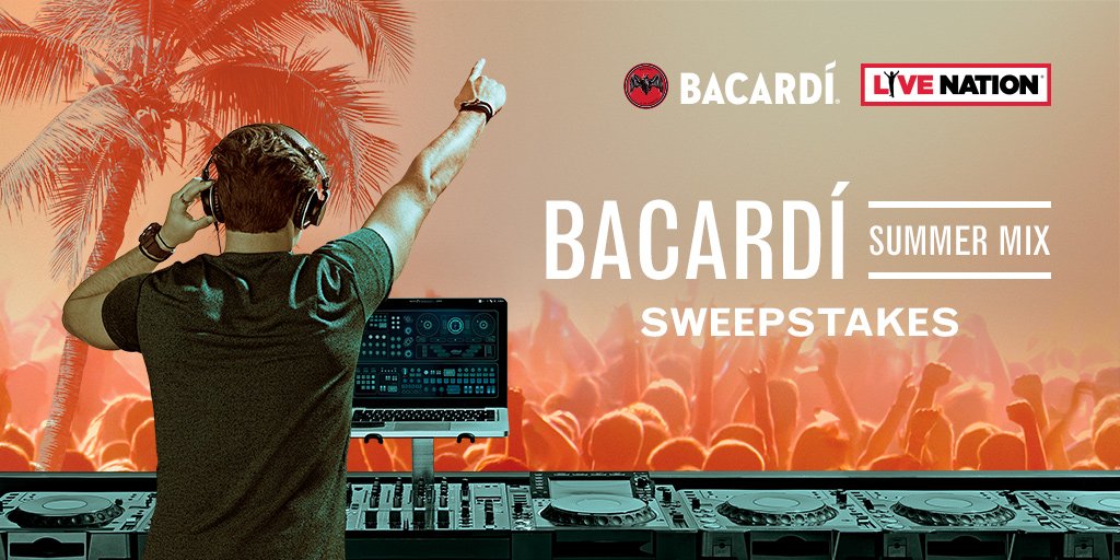BACARDI's tweet image. ASSEMBLE YOUR TRAVEL SQUAD! YOU COULD WIN A @LIVENATION GLOBAL ROCK FLIGHT OR OTHER EPIC MUSIC EXPERIENCES! NO PURCHASE NECESSARY. U.S. (excluding CO, LA, UT) &amp;amp; Canada (excluding Quebec) 21+. Ends 11:59PM ET 9/30/18 Rules: lnation.promo/bacardiFlyaway  #sweepstakes