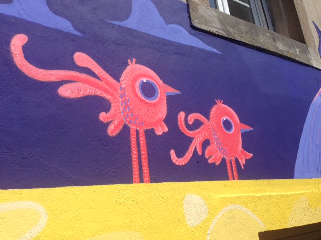 C'est tout beau près de notre agence 😍 Bravo <a href="/katrastudio/">Katra</a> et les jeunes de l'association At Home Nantes 👏 #graffiti