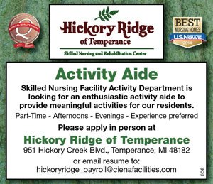 MonroeNewsJobs's tweet photo. Hickory Ridge is seeking an Activity Aide#hickoryridgeacticityaide#michiganemploymentactiivityaide https://t.co/6kfTCJdn2o