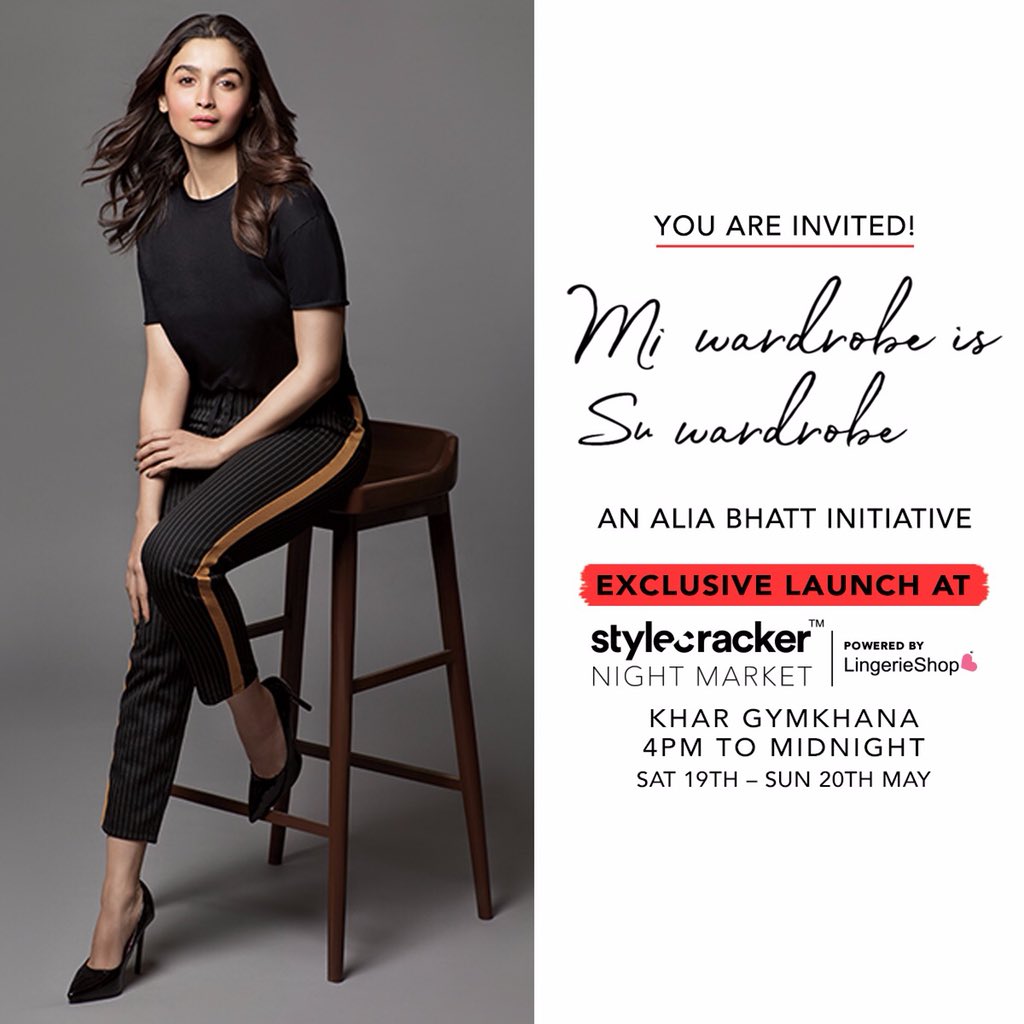 Always there for you @aliaa08 to support you in all your amazing, heartfelt endeavours🙌🏼 warmest wishes💕 from me and the entire team at @Style_Cracker #MiWardrobeIsSuWardrobe #prelovedfashion #SustainableLiving