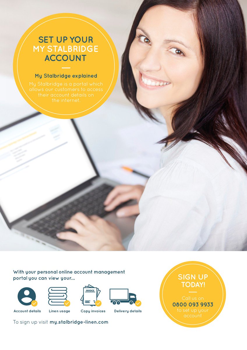 Would you like a business supplier where you can access all your account details straight away on your computer? With us, you can! Find out all the details here bit.ly/stalbridgelinen #TuesdayThought #nocontract #linenhire #laundryservice
