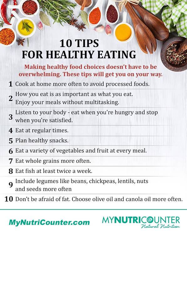 MyNutriCounter's tweet photo. 10 Easy Healthy Eating Tips, what's stopping you?  #healthyoptions #healthyeating #cleaneating #healthyfoods https://t.co/haJ36tCOKT