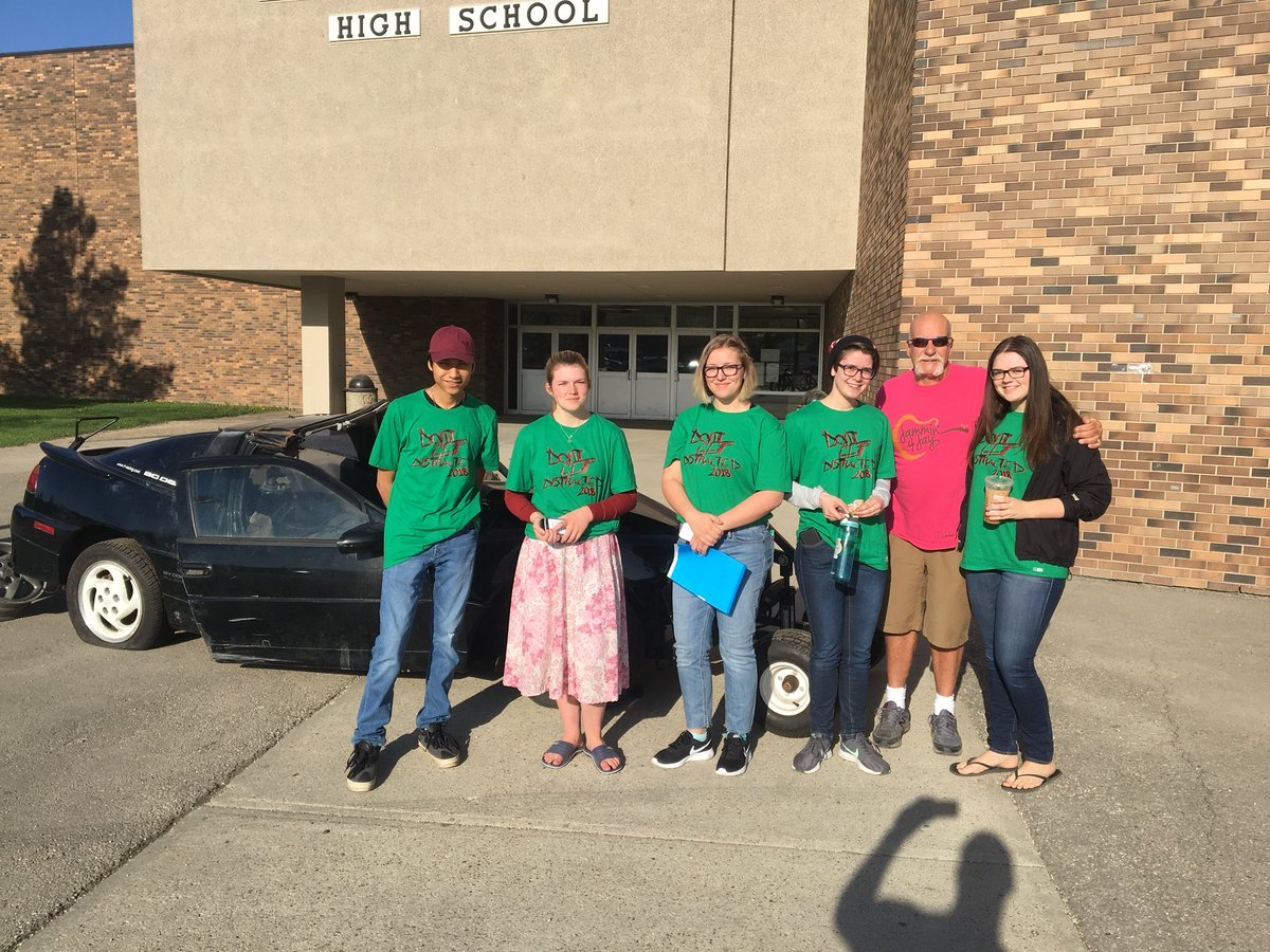SalComp's tweet photo. Our Distracted Driving Awareness Week continues today... guest speaker sharing his story of how quickly his life changed because of distracted driving at 9am and 1pm. https://t.co/Wc7bIkbrFA