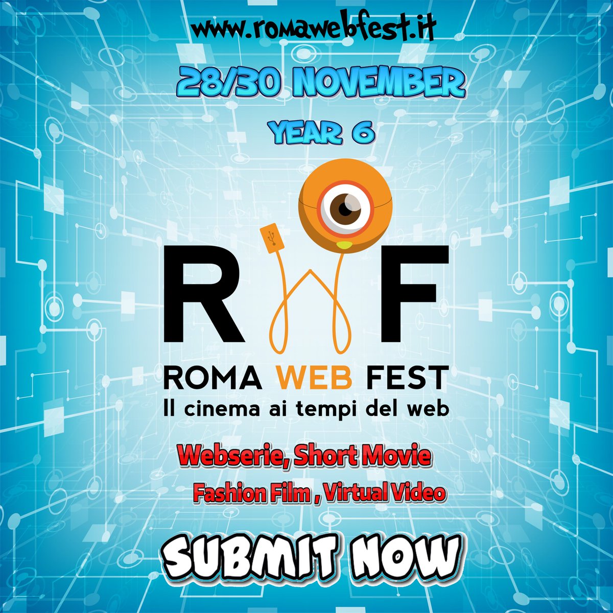 Hey #filmmakers! #RWF18 #submissions are open! 🎉🎉
Submit your #webseries, #shortfilm, #pilot or #virtualrealityvideo!
More informations here -> romawebfest.it/bandi/bando-ro…
#RomaWebFest #rome #italy #webseries #webfest #digitalseries #creators