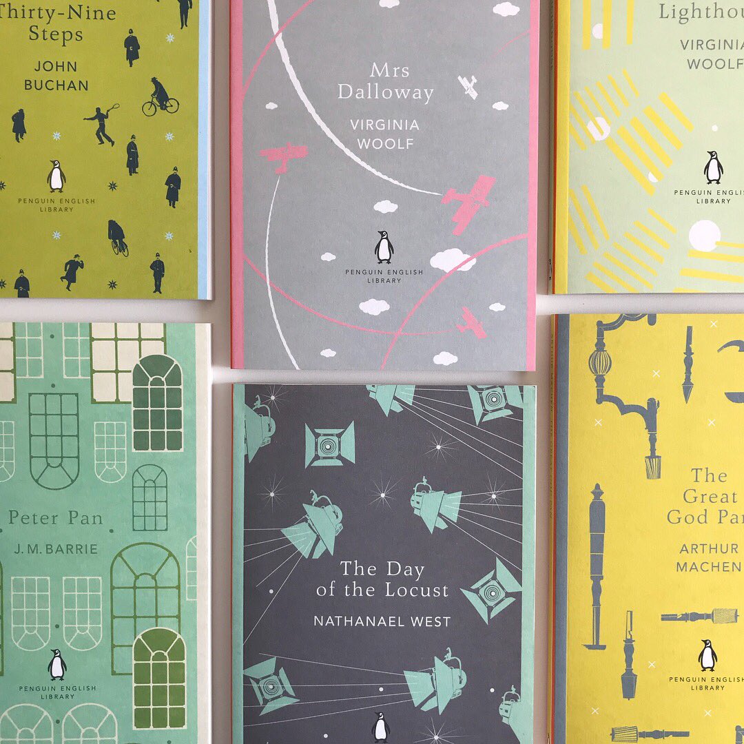 Six new covers for titles in the Penguin English Library series. #coraliebickfordsmith #penguinbooks #penguinenglishlibrary #illustration #bookcoverdesign