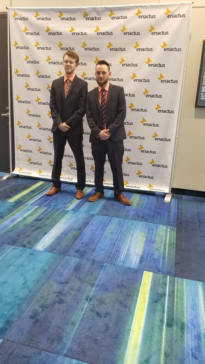 Official_John_L's tweet photo. Eyes closed from the pain of doing our presentation.#enactusnationals https://t.co/ZvxnD4Pyol