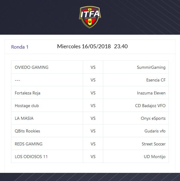 ligaitfaspain's tweet photo. Ya podeis consultar en la web el calendario.
Haremos liga a un solo partido para despedir a FIFA18. 
Y volver en FIFA19 con liga a ida y vuelta, copa etc etc...
Suerte a todos!!! https://t.co/2z5rNHMER5