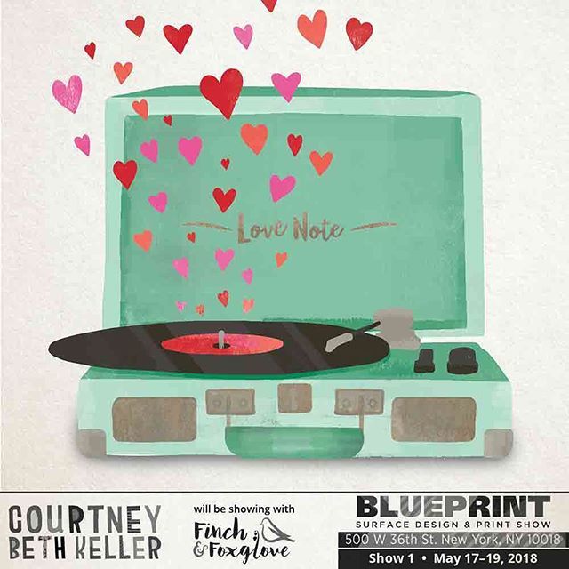FinchFoxglove's tweet photo. Happy BLUEPRINT week! @courtneybethkeller and the finches are looking forward to sharing our newest work with you 😍👌 #illustration #musicillustration #musiclover #lovenote #licensingartist #floraldesign #printandpattern #handdrawn #homedecor #fincha… https://t.co/KlJ4pFQOo1 https://t.co/768gJSS3WG
