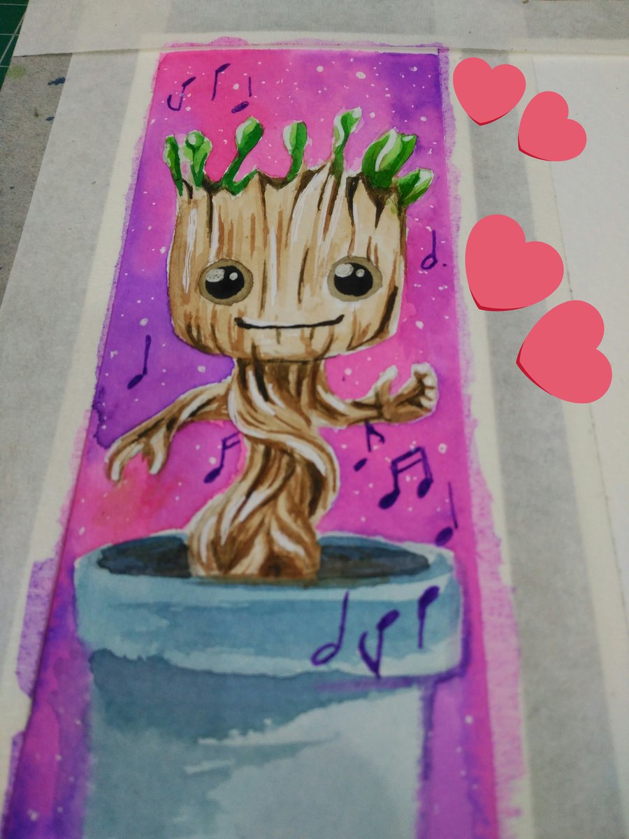 Weladora's tweet photo. Groot y yo os esperamos esta tarde en la guarida de los #mapachitos, con buena música y muchas pinturas!! https://t.co/csk603KaLG
#twitchcreativo #twitches https://t.co/citFVPtv4x