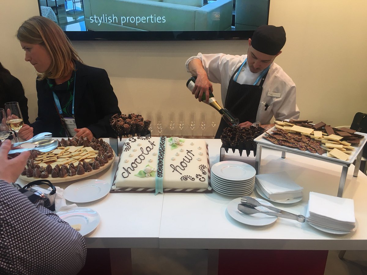 Come join us at #Movenpick chocolate hour at stand F500 #IMEX18 <a href="/hotelrepublic/">hotel republic</a> <a href="/MovenpickHotels/">Mövenpick Hotels</a>