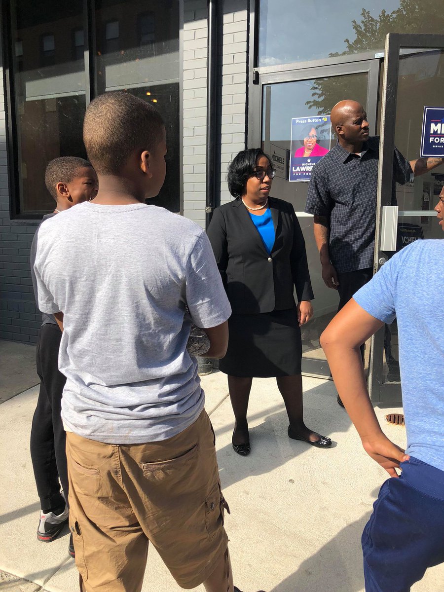 Michele4Me's tweet photo. Michele had some young visitors at her campaign office. She enjoyed interacting with them.  #michele4me  #congresswomen #democrats https://t.co/c9vzma0HEZ