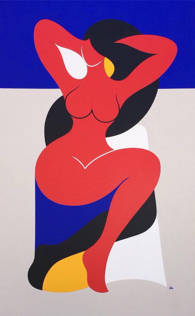 remed_art's tweet photo. “Nue Rouge, Nuit Bleue”
Detail. 191x91cm. Acrylic in canvas
2018
#remed #remed_art #art #nude #nudewoman #woman #queen #naked #rednude #nuerouge #femme #mujer #mujerroja #nuitbleue #bluenight #primary #timeless #universal https://t.co/XMcnviFW8T