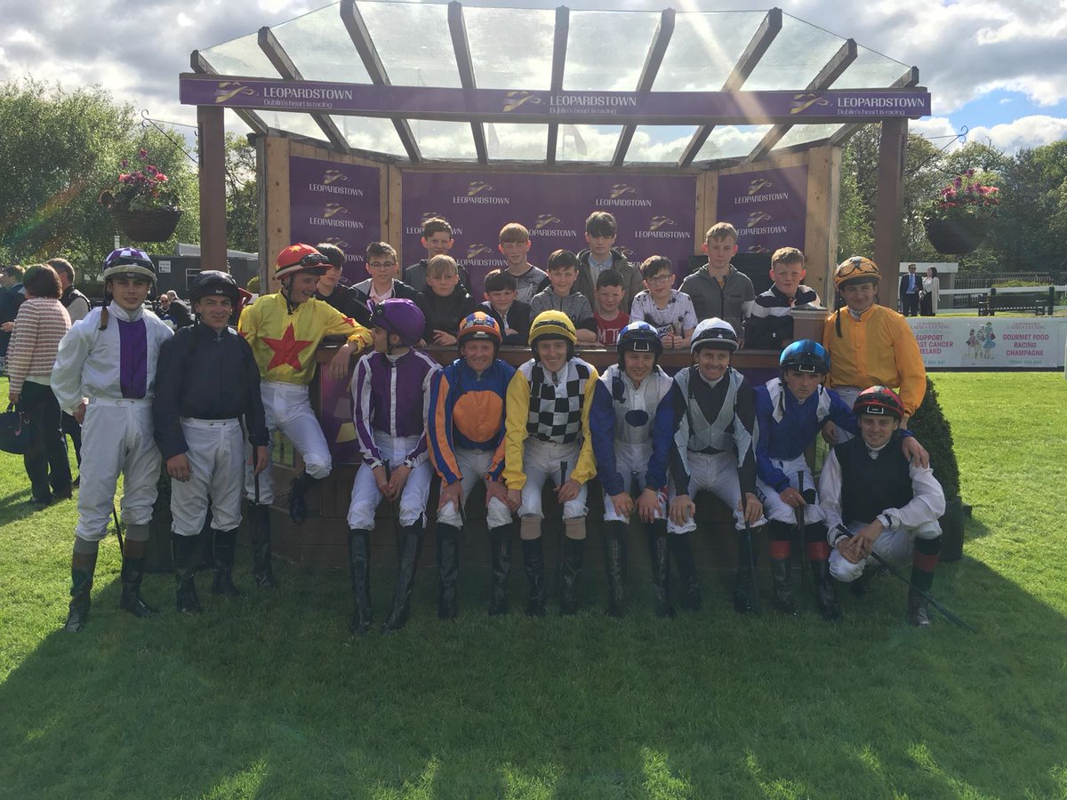lecheilens's tweet photo. Dessie, Andrew and Terry are having a magnificent time participating in the Limerick Equine Project. On Sunday, they had the wonderful experience of visiting Leopardstown race course. What a magnificent experience #EquineProject https://t.co/o6XtFpUbdH