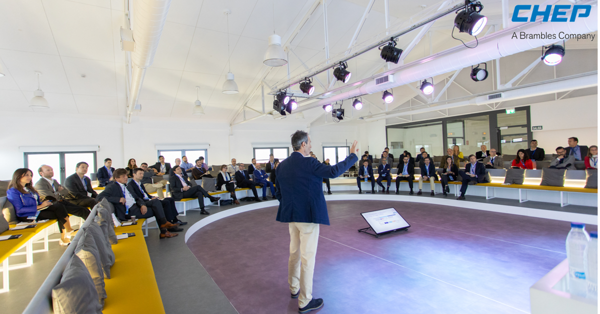 CHEP's tweet photo. Andrés Sánchez, @AffinityPetcare, on our #Logistics #Collaboration programme: “Incorporating the voice of the customers in developing an optimal solution is critical, and CHEP has shown over the years that they listen to us.” #supplychain #sustainability https://t.co/JsFEz1Q7lZ https://t.co/9fratStTCs