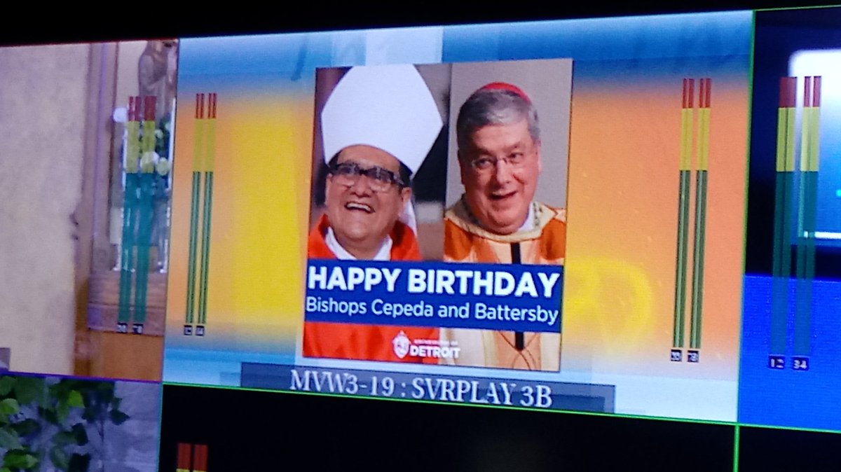 kroro43's tweet photo. On today's #ThisistheDay a birthday shoutout to @DetroitCatholic Bishops Battersby and Cepeda #CTND https://t.co/wSJ6iWCnL0