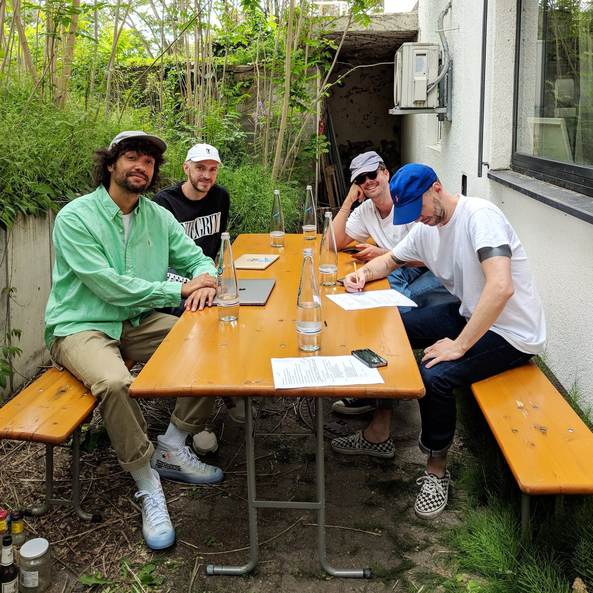 Hello from the <a href="/keinemusik/">Keinemusik</a> meeting. ✌️🌴 <a href="/reznik/">Andreas Richter</a> <a href="/andmeandyou/">&ME</a> <a href="/RampaKeinemusik/">Rampa</a>