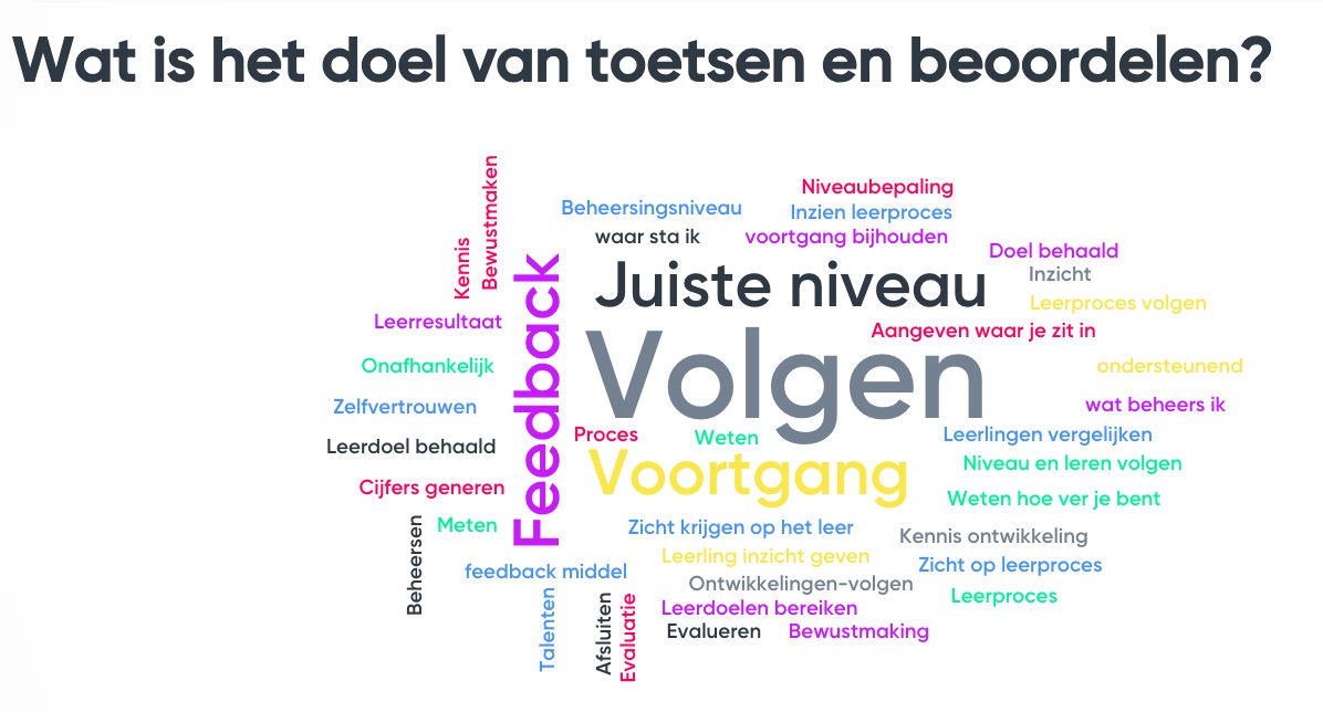 Wat is het doel van toetsen en beoordelen? Het antwoord volgens docenten op het SBO congres #ToetsenVO