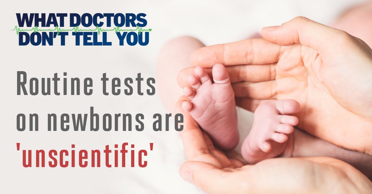 wddty's tweet photo. Routine tests on newborns to check if they have problems such as #CysticFibrosis or sickle cell disease are often unscientific and can be very inaccurate, a major new review has discovered: https://t.co/H390qR8uzX #SickleCell #Babieshealth https://t.co/8RujzBcSuf