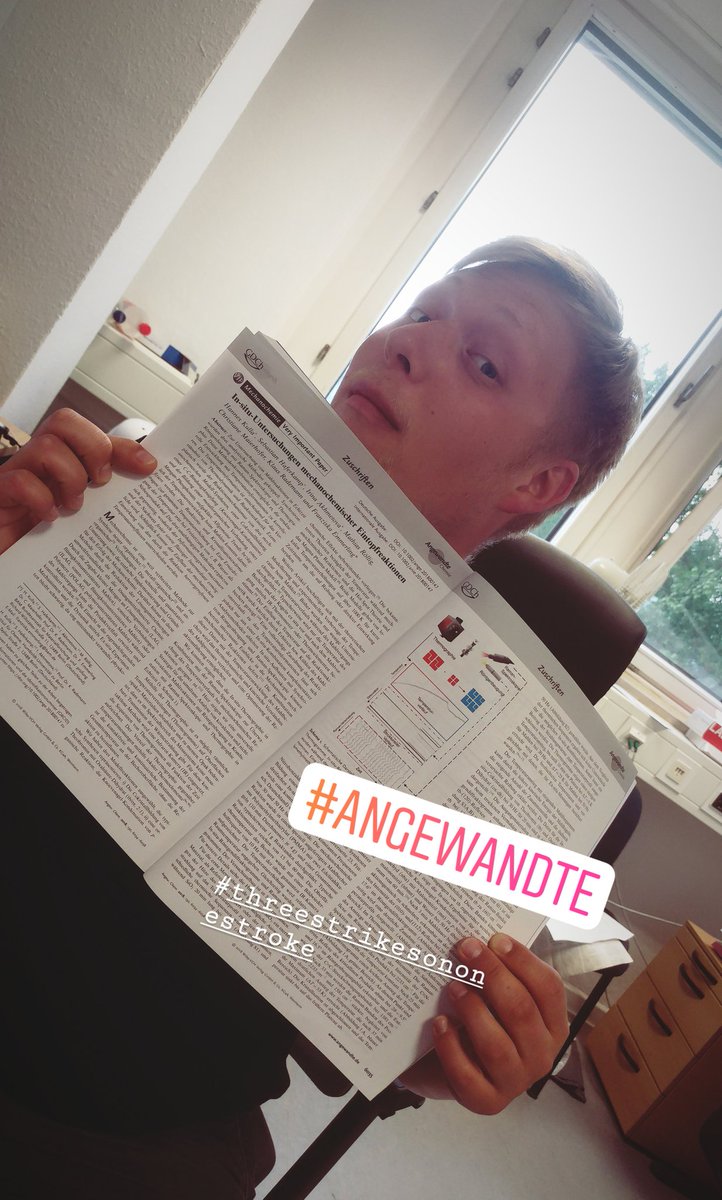 BastiHafer's tweet photo. First goal in PhD life. Paper in printed @angew_chem!
#onlyprintisreal #EmmerlingReaearchTeam
#mechanochemistry
#RealTimeChem https://t.co/lh6ZBbUKzm