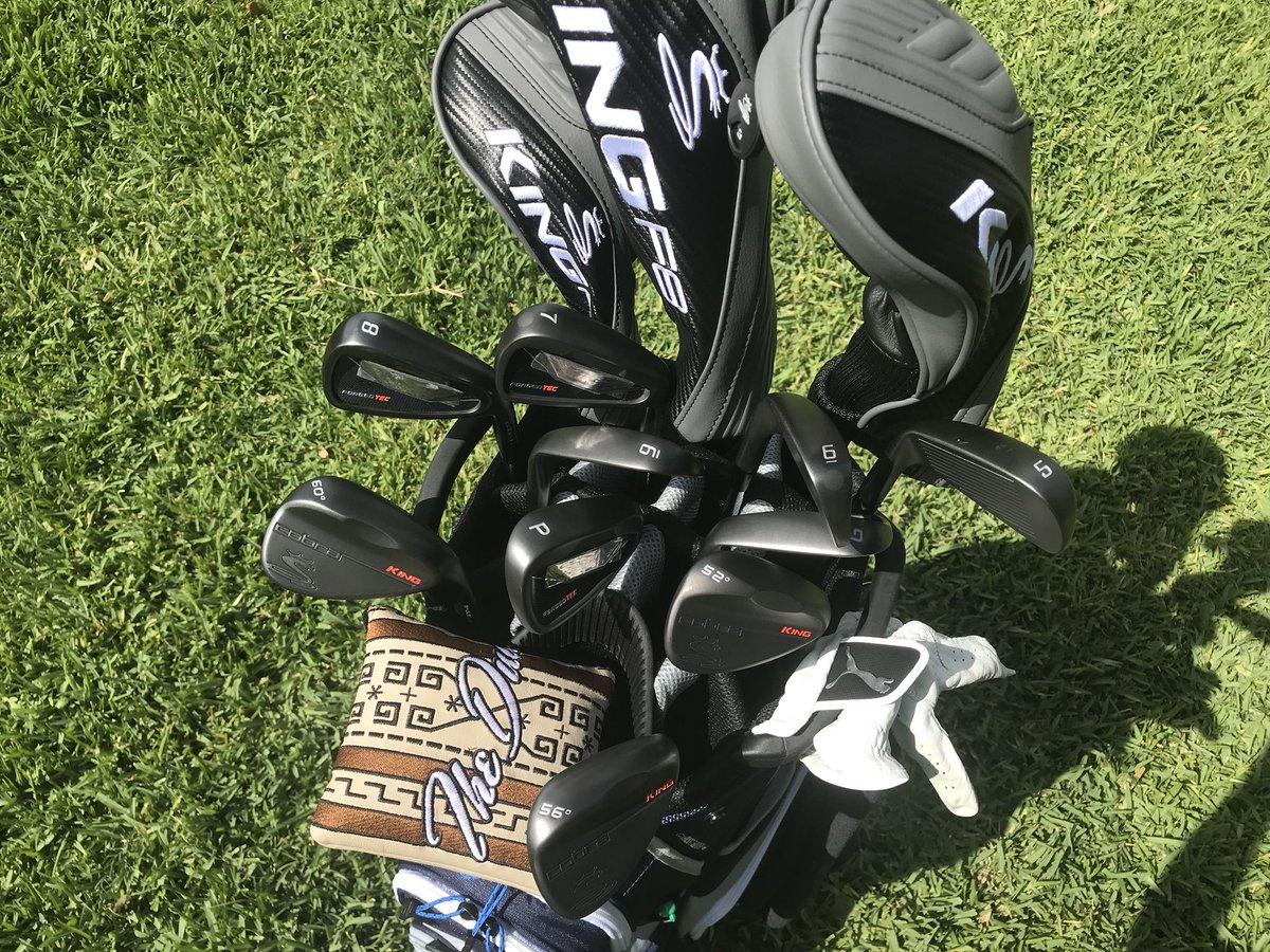 c_a_eleric's tweet photo. #THPMC with @THPGolf week is here!  these beautiful clubs will get a full workout and i can’t wait to learn more about what @cobragolf and @PUMAGolf have in the works! https://t.co/QztlDnxW4p
