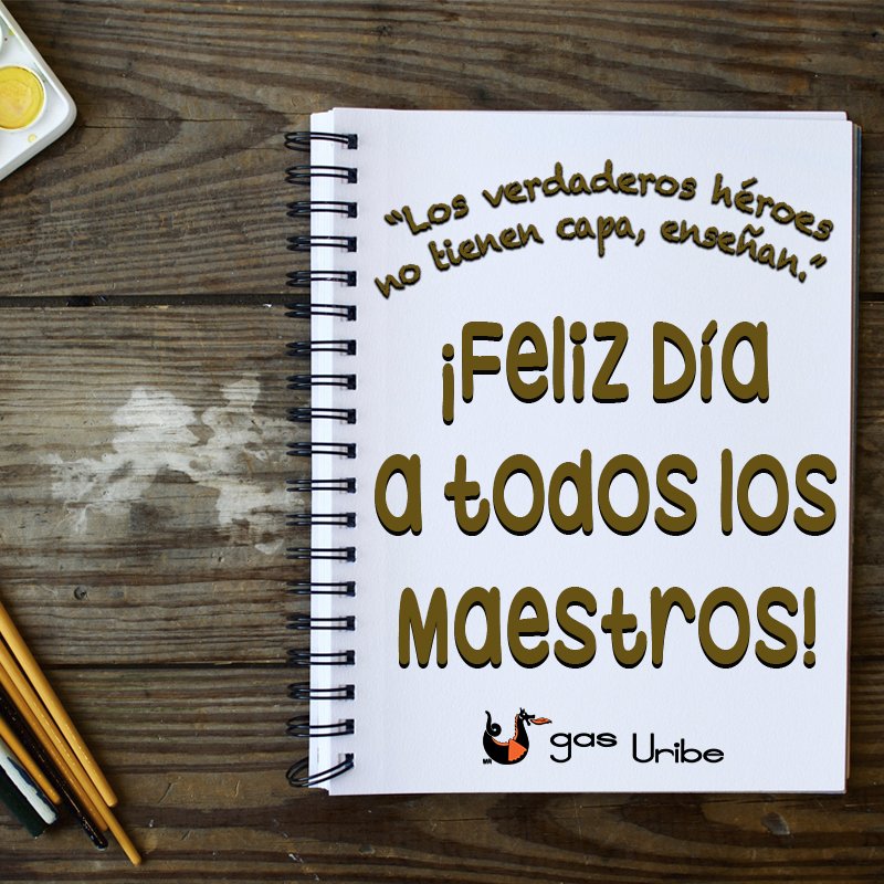 GasUribe's tweet photo. Hoy en #GasUribe conmemoramos a los profesores que gracias a su vocación, compromiso y cariño a la enseñanza, juegan un papel trascendente en el futuro de México.

Feliz #DíaDelMaestro se merecen una 🍎 y una ⭐

#PideTuGas al 53 66 49 00 ☎️
#WhatsApp 55 41 93 16 01 📱 https://t.co/Kas4M6fhuB