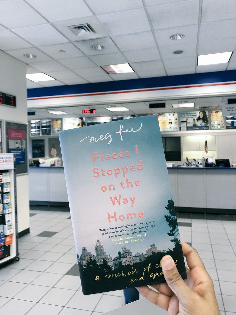 Grateful for <a href="/meg_fee/">Meg Fee 🌻</a> this morning at the post office as I filled out passport renewal paperwork. ♥️📖