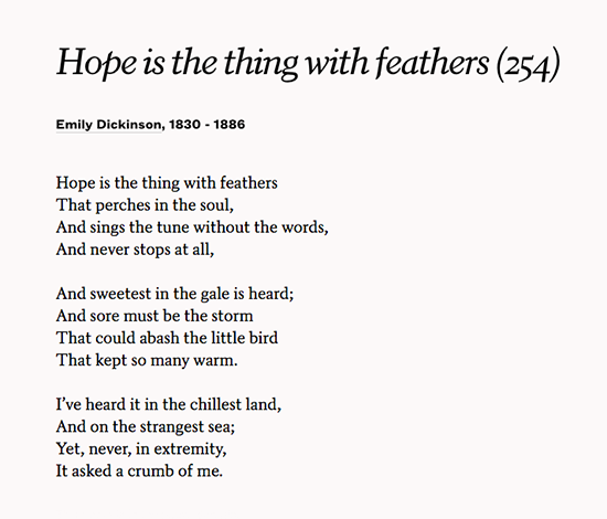 POETSorg's tweet photo. And sings the tune without the words,  
And never stops at all

—Emily Dickinson, who died #OTD in 1886
https://t.co/A5dFVjmJ5v https://t.co/VPRRcMN20S