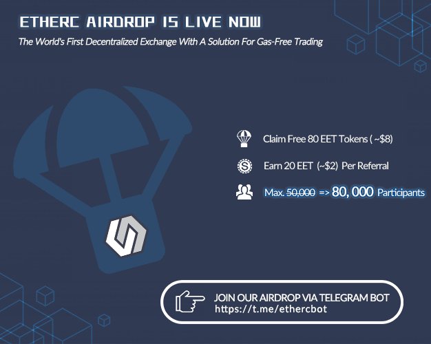 etherc_io's tweet photo. Since Our #ETHERC Community is growing so fast 🚀🚀🚀 To make it stronger and bigger, We Decide to Increase the Limit of Max. Participants From 50,000 up to 80,000. Cheers! https://t.co/YBp3AeD3d3