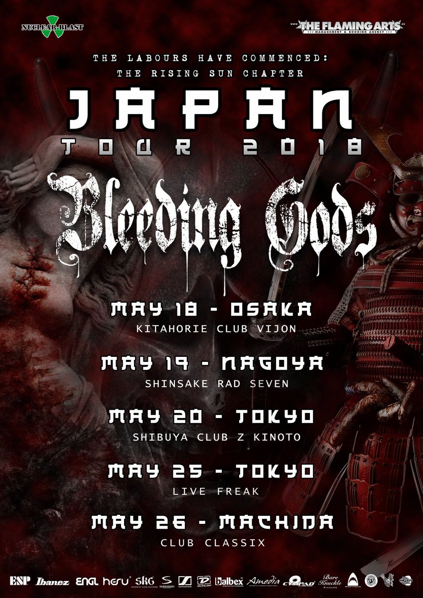 Catch <a href="/BleedingGods/">Bleeding Gods</a> on their tour through Japan!

youtube.com/watch?v=qo7_ju…